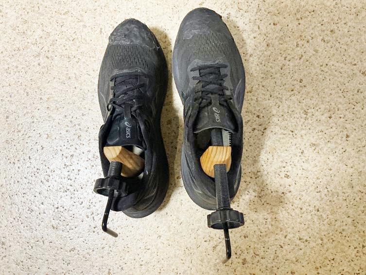 ASICS GT-2000 13 heel wear pattern after extended testing