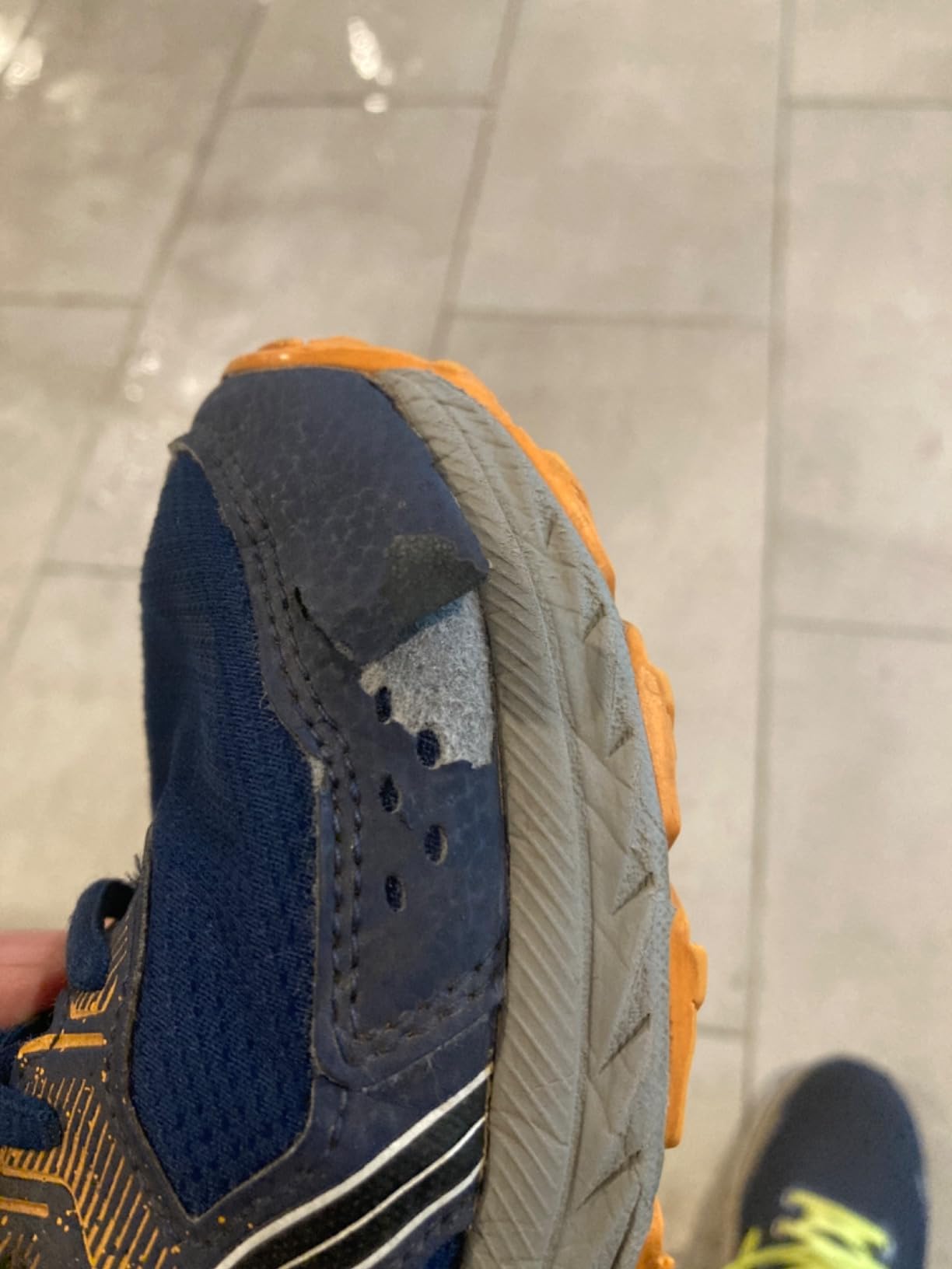 ASICS PRE Venture 9 trail-specific outsole pattern showing grip and traction design