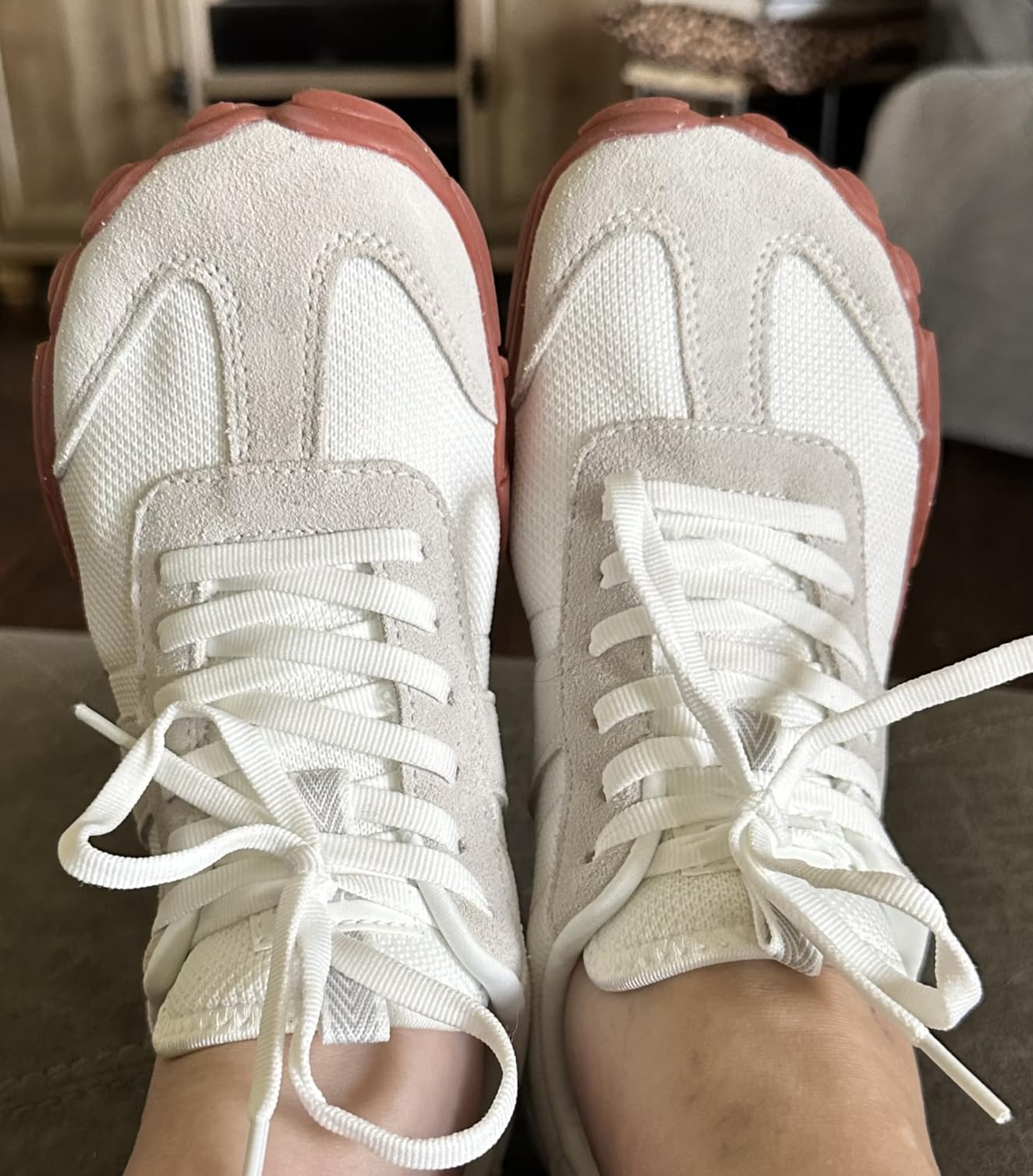 UBFEN Barefoot Sneakers Detail View - Upper Construction