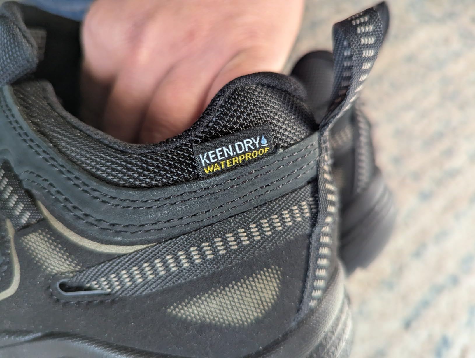 KEEN Men's Targhee IV Waterproof Hiking Shoes Front View