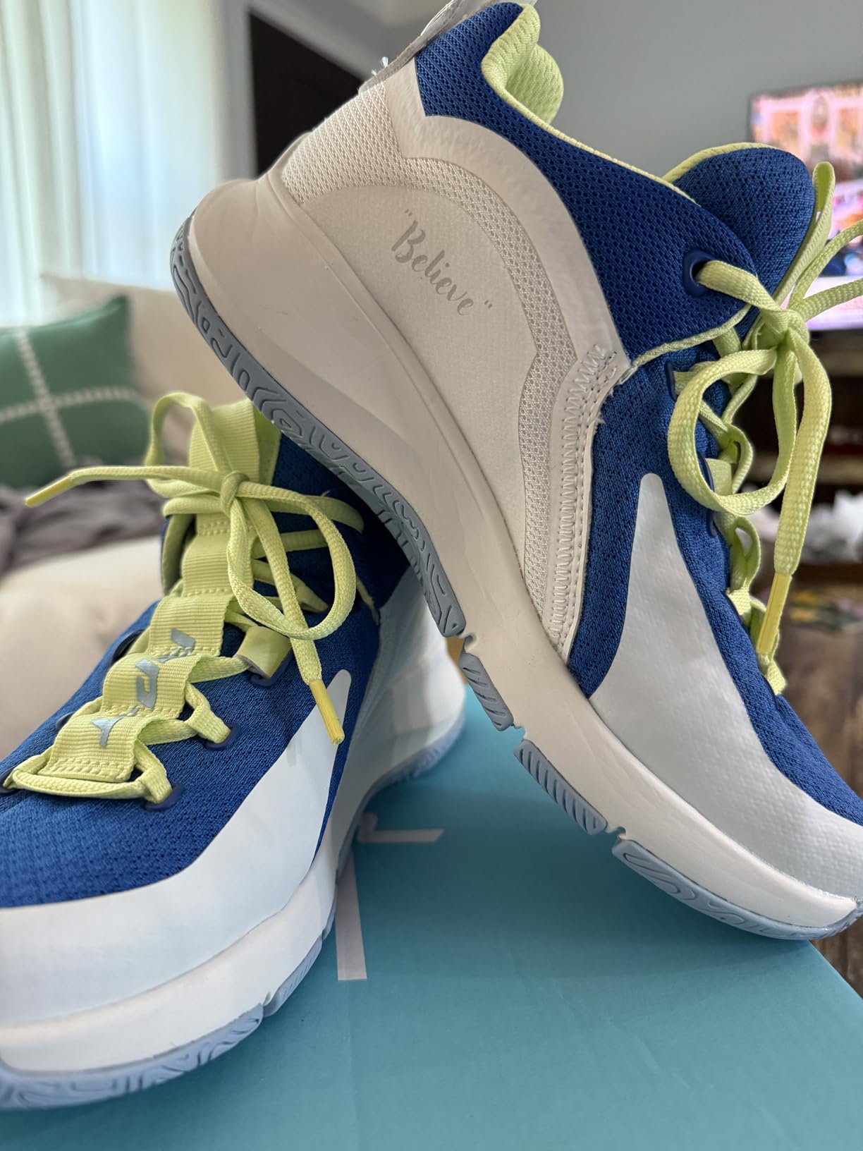 PUMA Voltaic Evo showing full rubber outsole traction pattern and heel cushioning detail