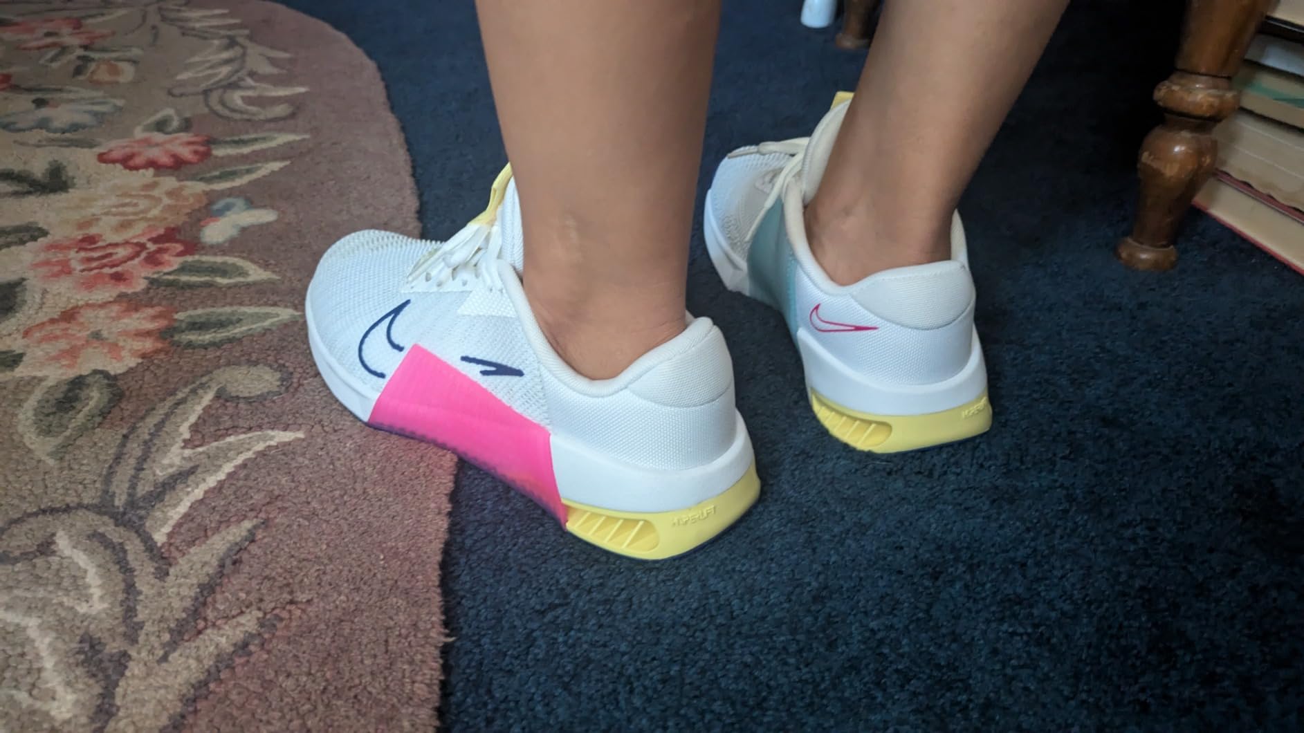 Nike Metcon 9 on gym floor showing performance in functional fitness environment