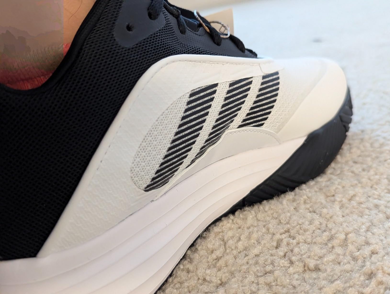 Adidas Own The Game 3.0 basketball shoes multiple angles showing design details and construction