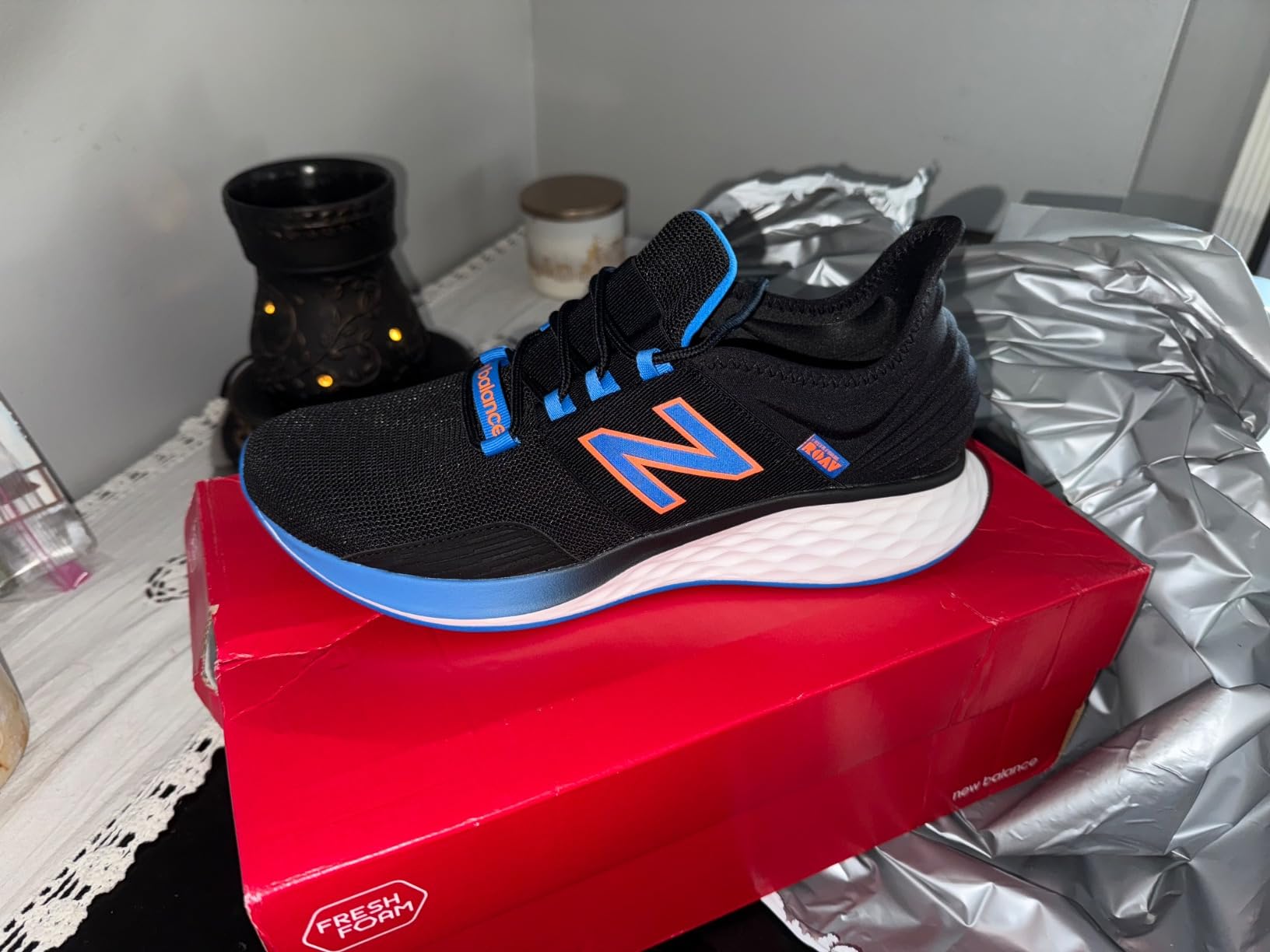 New Balance Roav V1 lifestyle shot showing versatility for daily wear and light exercise