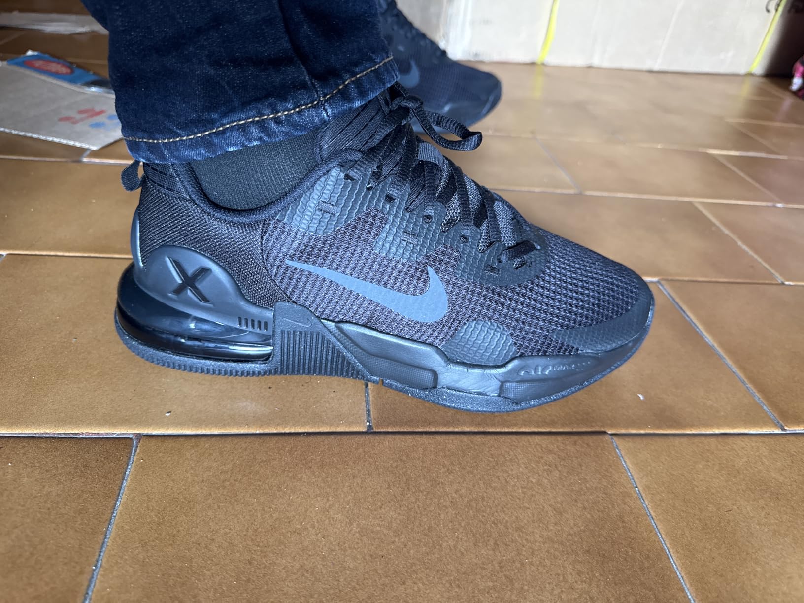 Nike Air Max Alpha sole pattern showing grip design for gym and training surfaces