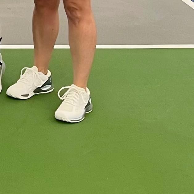 Wilson women's pickleball shoes tested on various court surfaces showing versatility