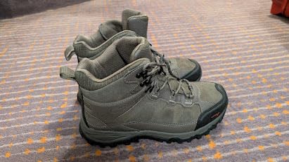 NORTIV 8 Men's Waterproof Hiking Boots black colorway showing rugged outdoor design