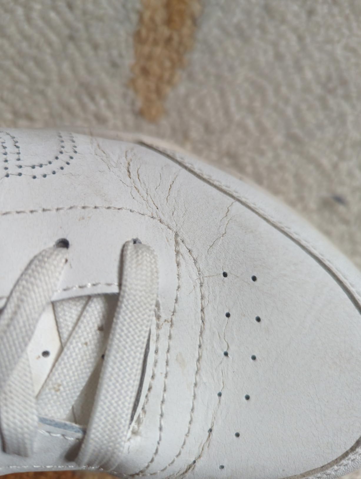 Ryka Courtside shoe showing wear patterns after several months of pickleball use