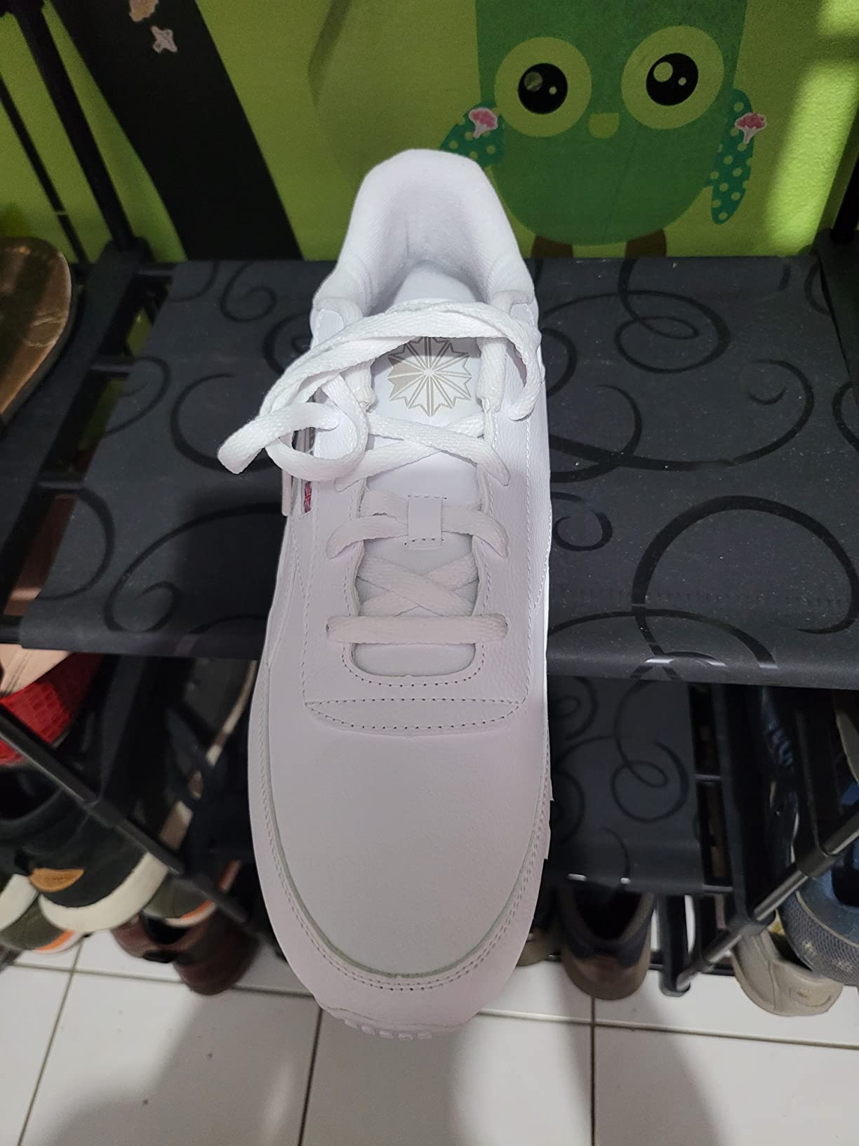 Reebok Classic Renaissance product details showing leather upper and EVA midsole technology