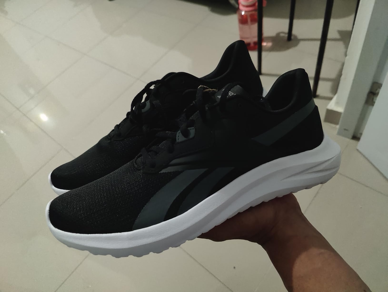Reebok Energen Lux durability testing showing wear patterns after 6 weeks of daily use