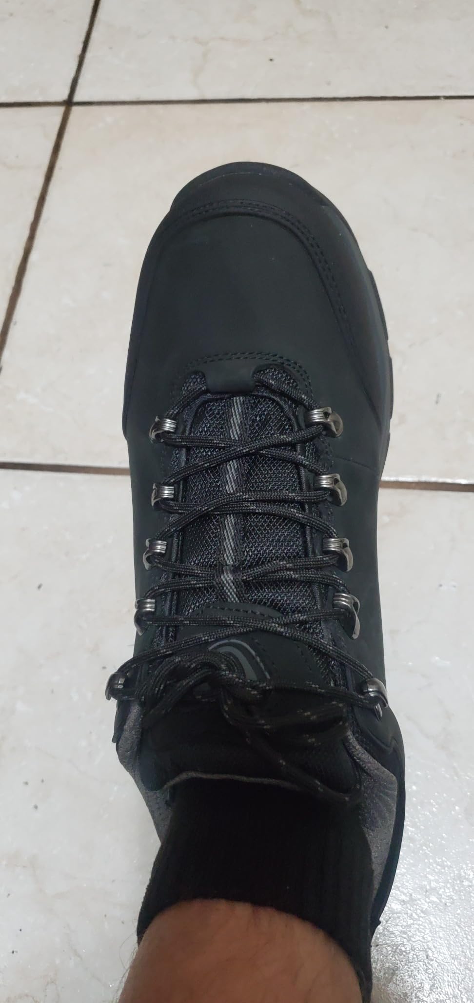 CAMEL CROWN hiking shoes army green colorway showing overall design and construction quality