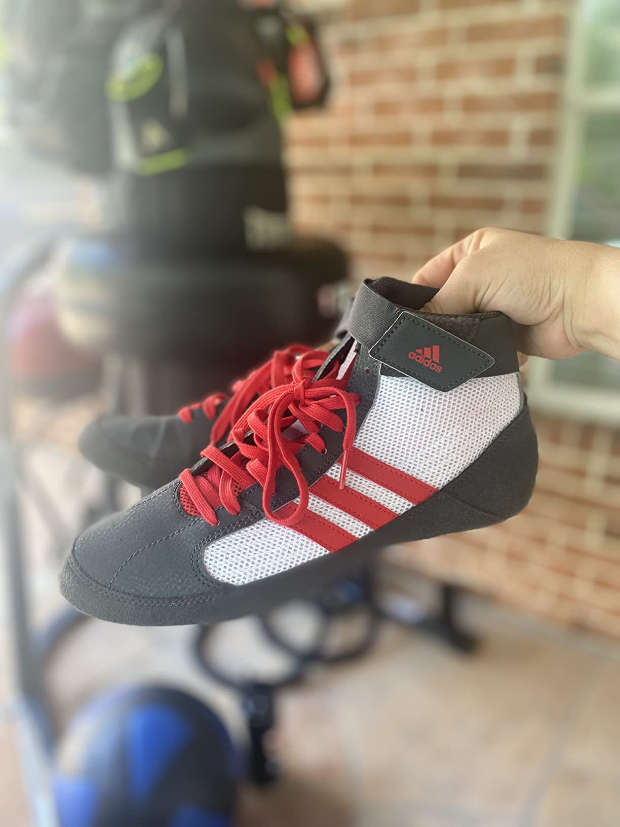 Adidas Youth HVC Wrestling Shoes final assessment showing both positives and concerns