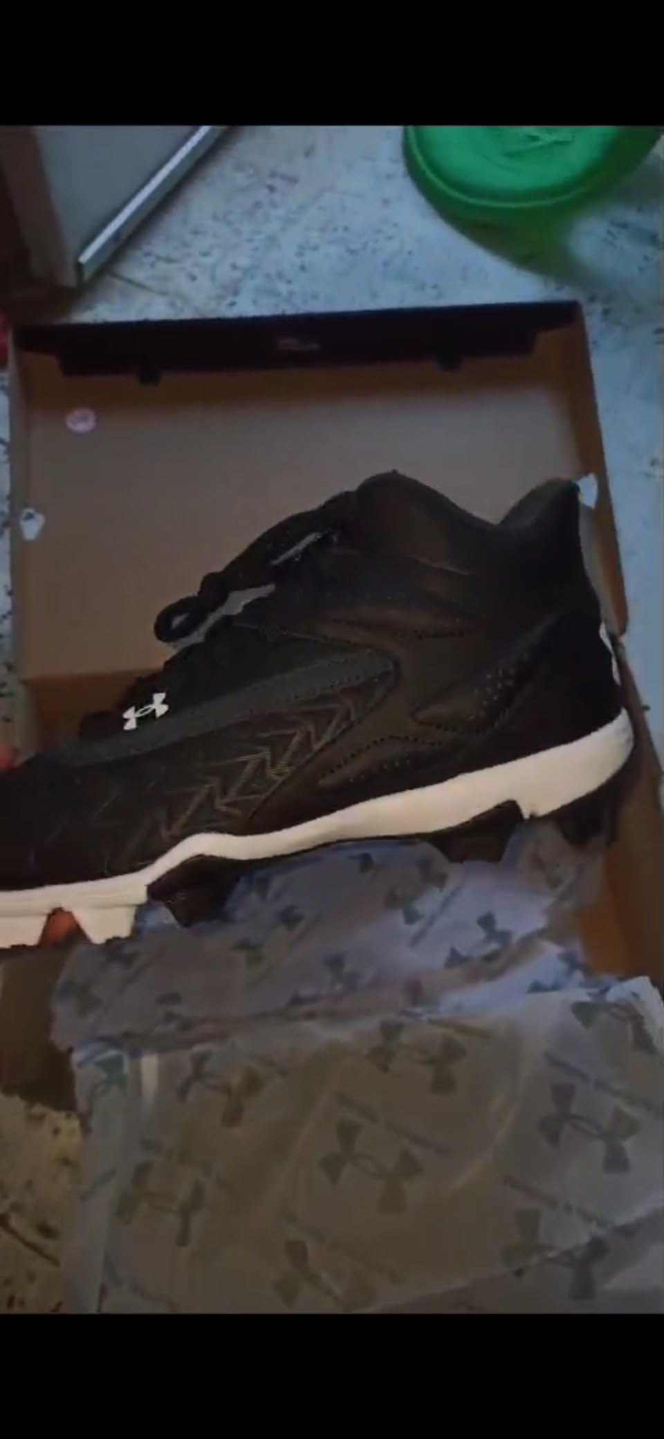 Under Armour Leadoff Mid 3.0 baseball cleats showing overall design and royal blue colorway from multiple angles