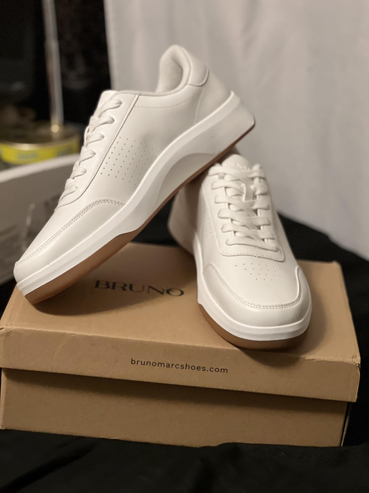 Bruno Marc sneakers in real-world setting demonstrating their practical everyday versatility