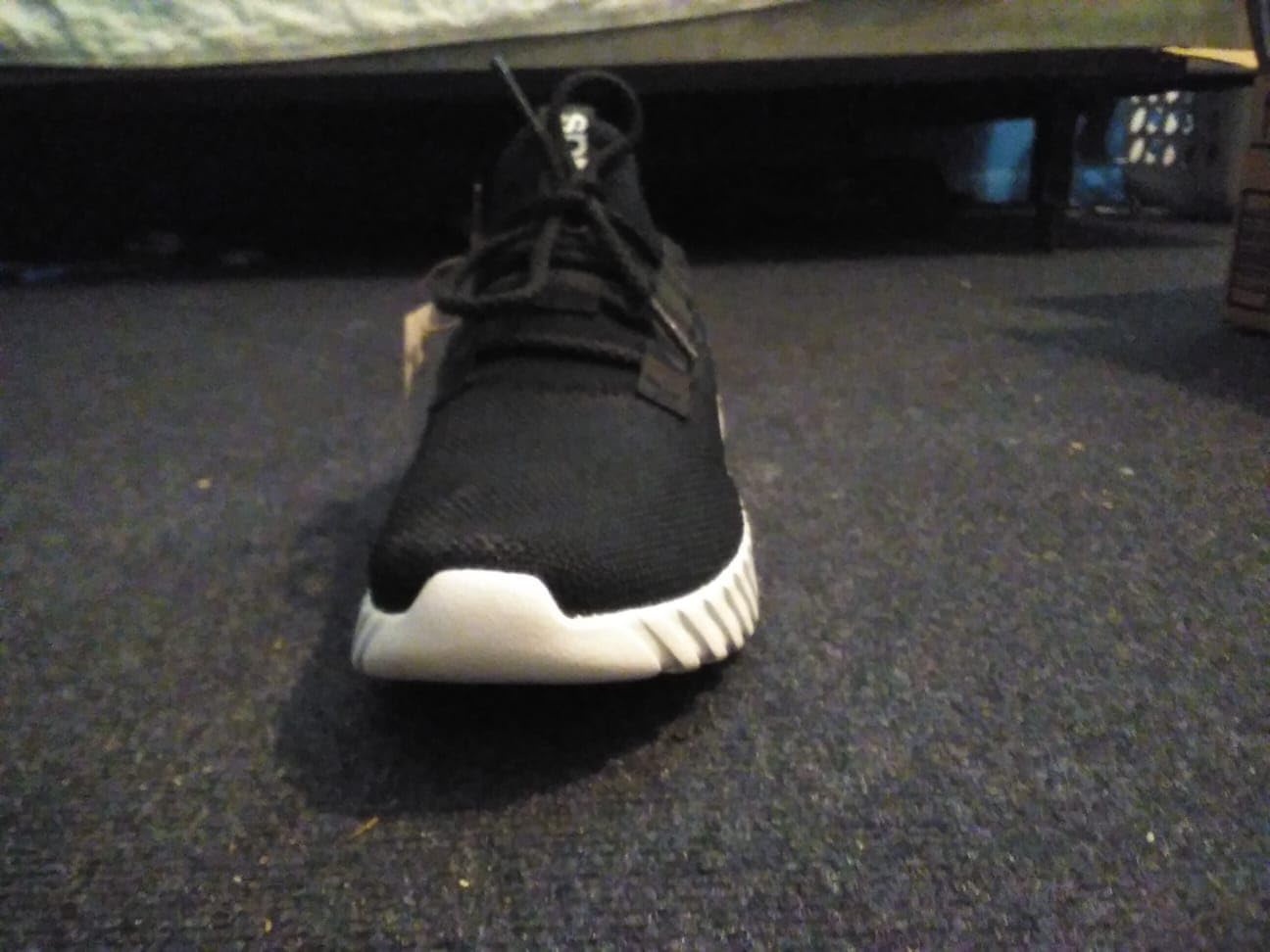 Adidas Kaptir 3.0 sole showing cloudfoam midsole technology and rubber outsole pattern