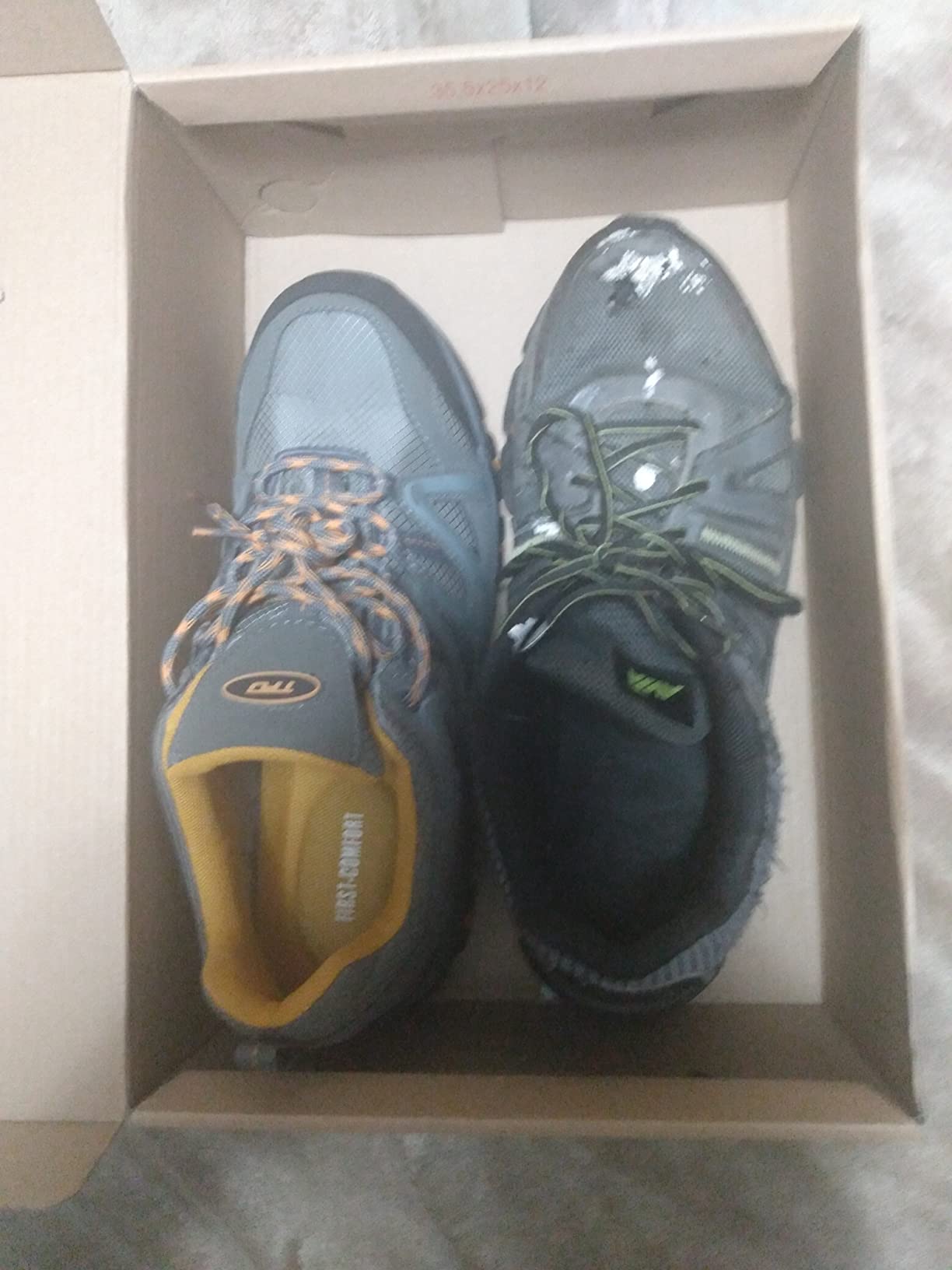 TFO Men's hiking shoes with air circulation insole and waterproof membrane technology