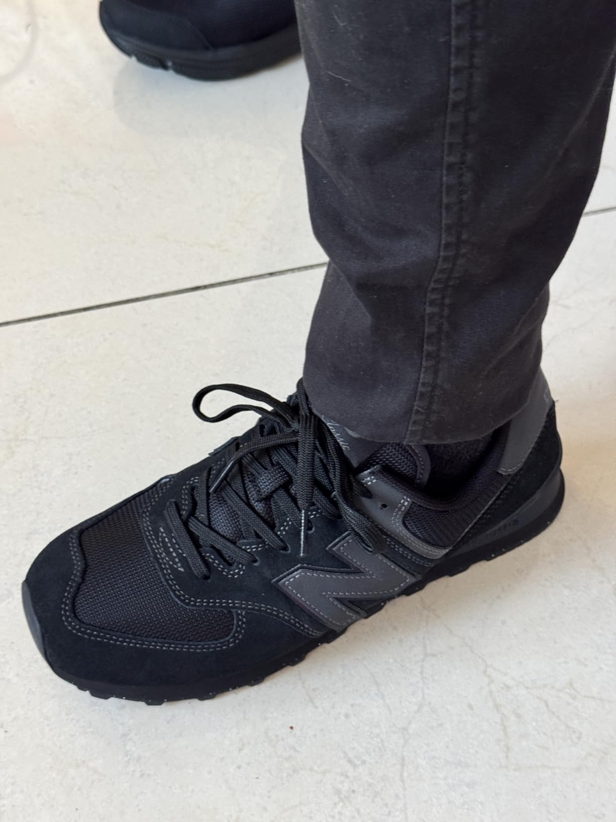 New Balance 574 Core outsole pattern showing rubber traction design for daily wear