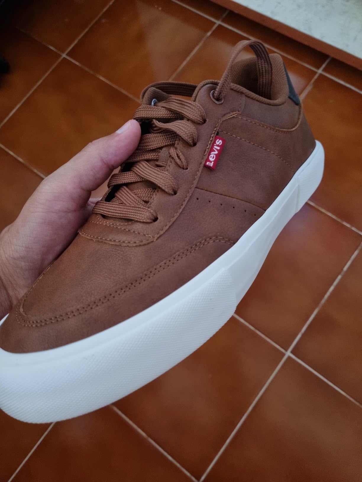 Levi's Munro sneaker worn with casual outfit showing versatile styling capability