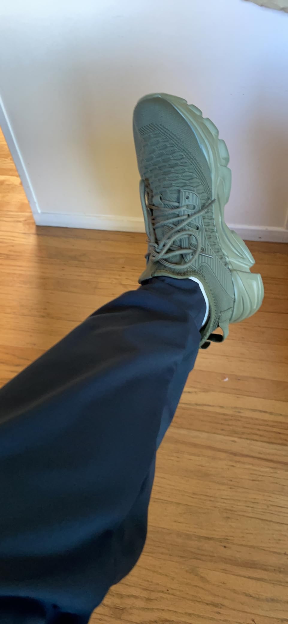 Final assessment showing shoes after 6 weeks of testing