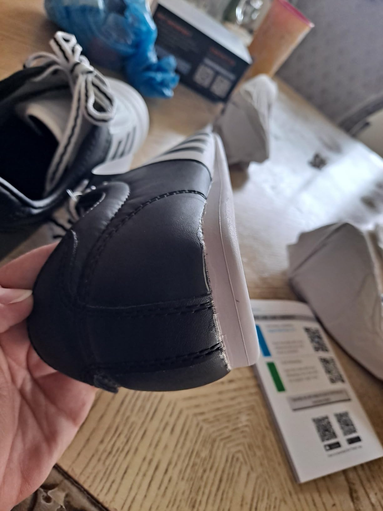 Final assessment of Adidas Adi-Kick martial arts shoes showing overall construction and design