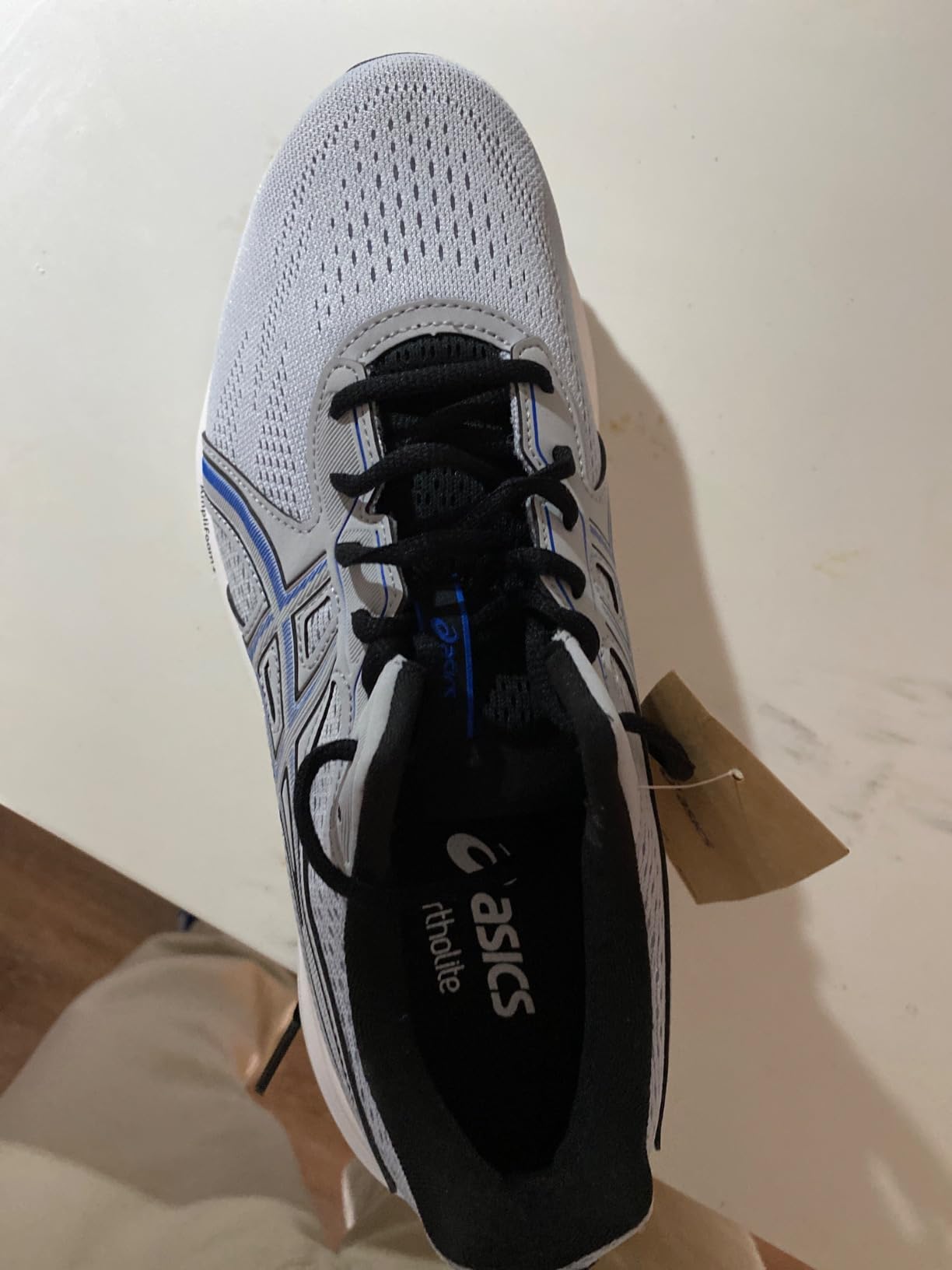 ASICS Gel-Contend 9 showing wide foot accommodation and overall fit