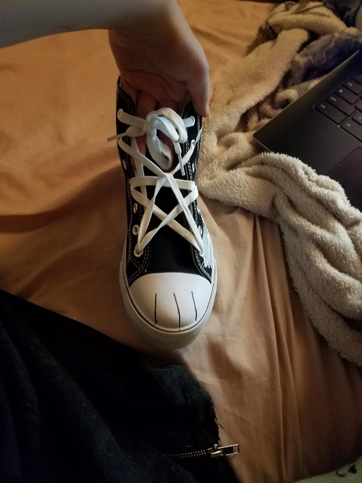 hash bubbie sneakers being worn for running activities showing comfortable fit