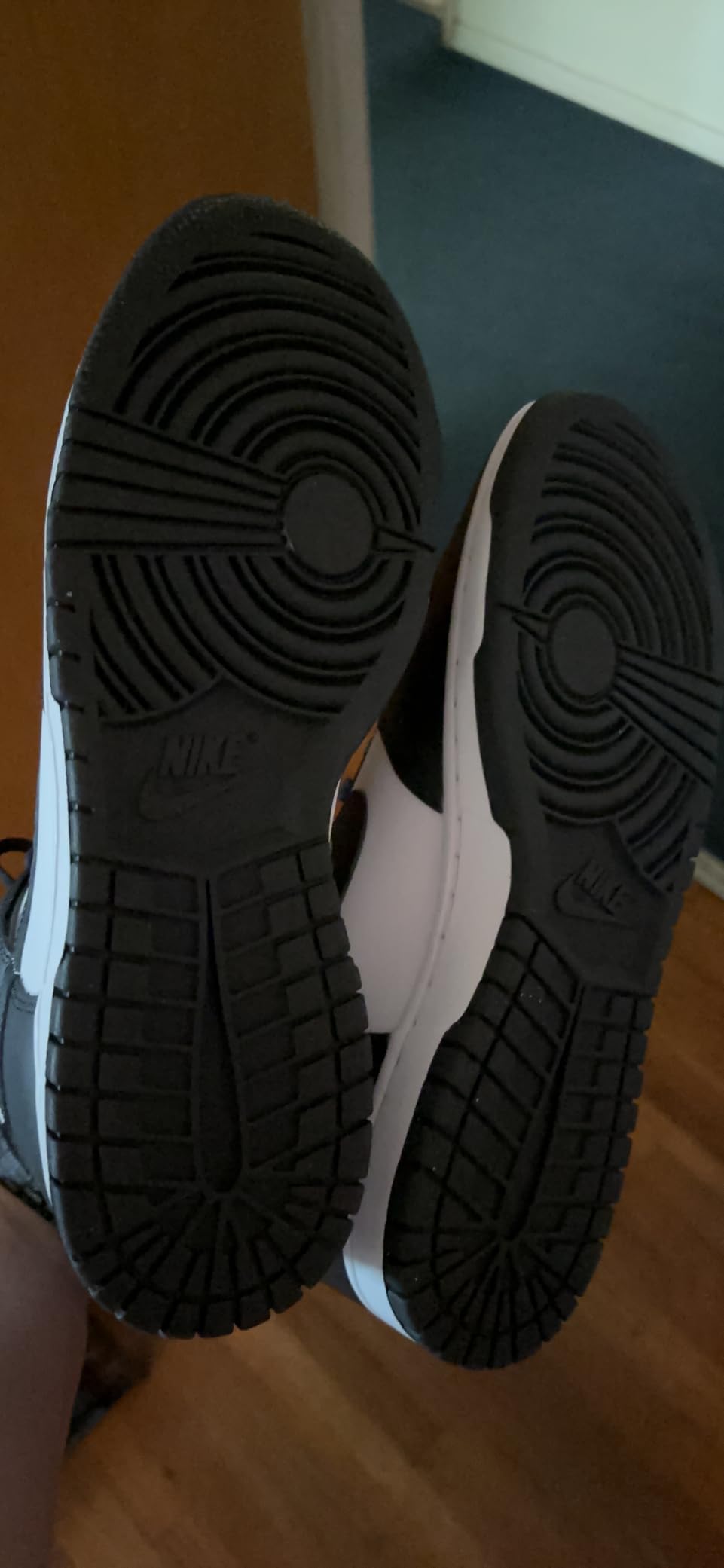 Final assessment of Nike Men's Gymnastics Shoes showing overall condition