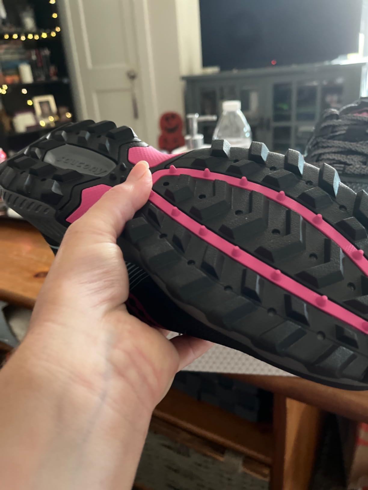 Saucony Excursion TR16 worn during trail hiking showing real-world usage