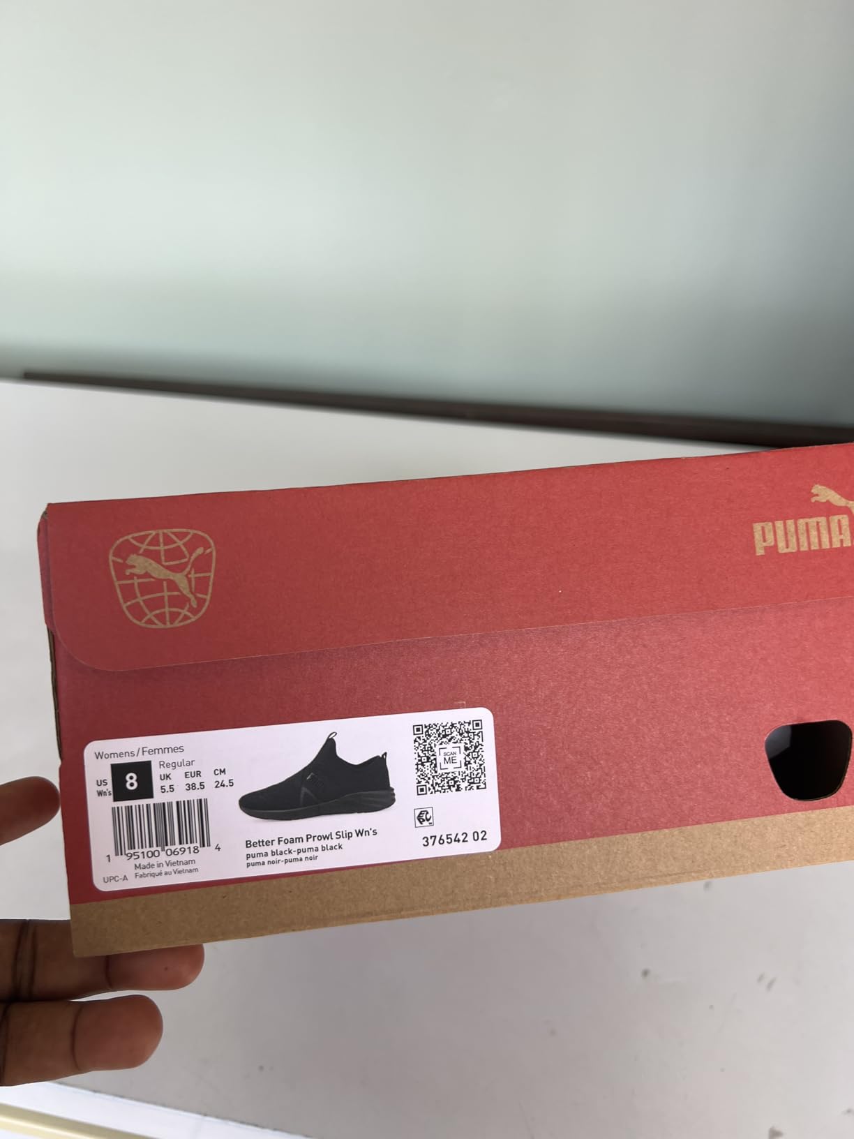 Puma Better Foam Prowl side profile showing heel tab and overall silhouette
