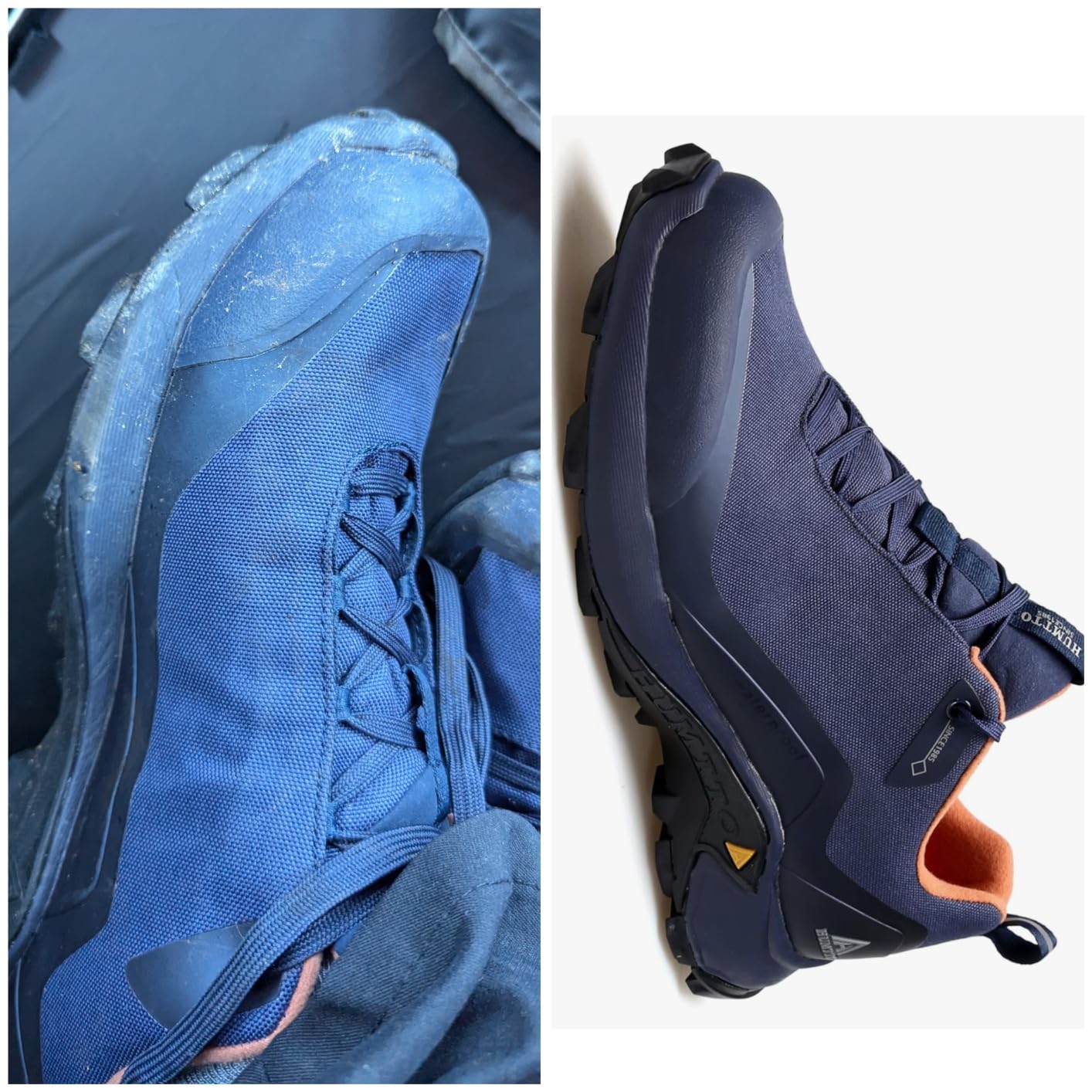 HUMTTO shoes navy blue colorway showing true color representation for buyer reference