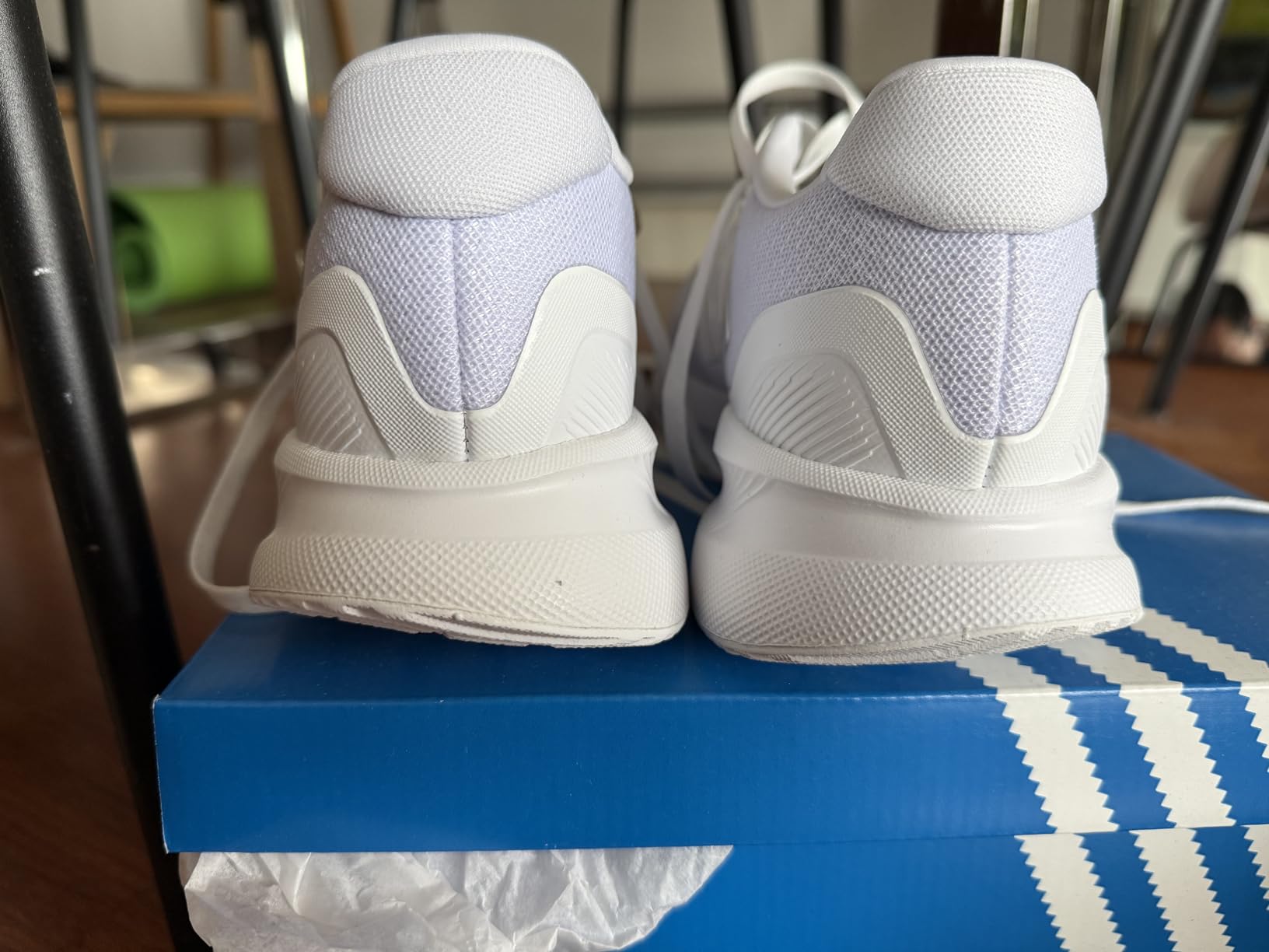 Adidas Run Falcon 5 in action showing performance during running activity