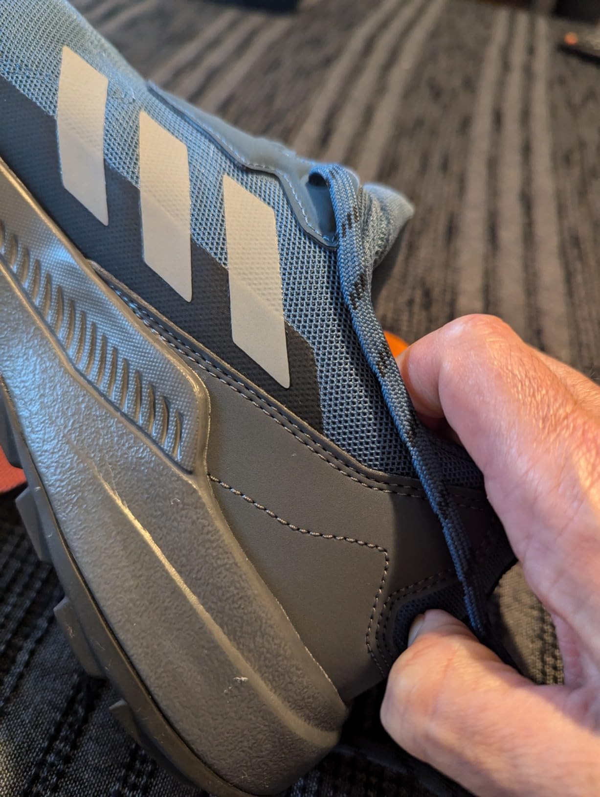 adidas Terrex Anylander outsole showing Traxion lugs designed for multi-directional grip on varied terrain