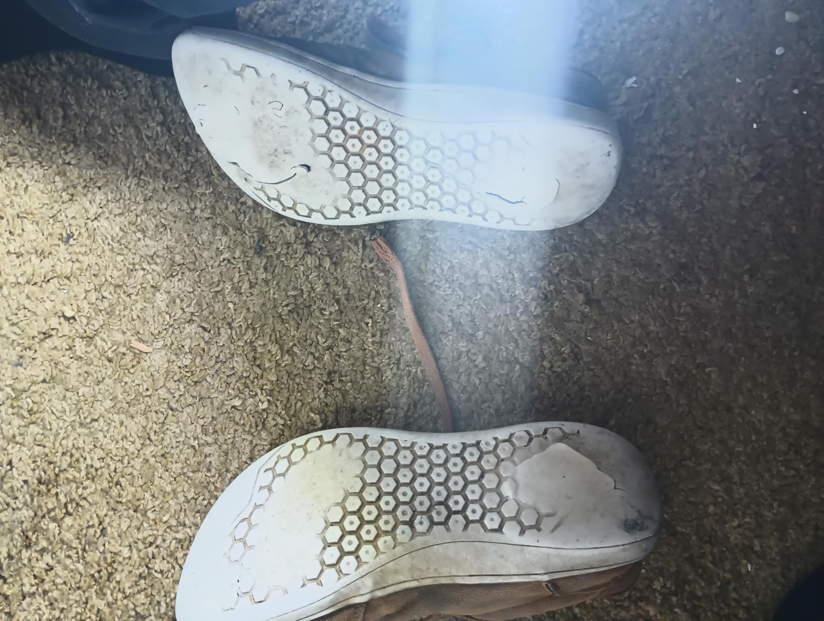 WHITIN barefoot shoes sole construction showing flexible rubber outsole with grip pattern