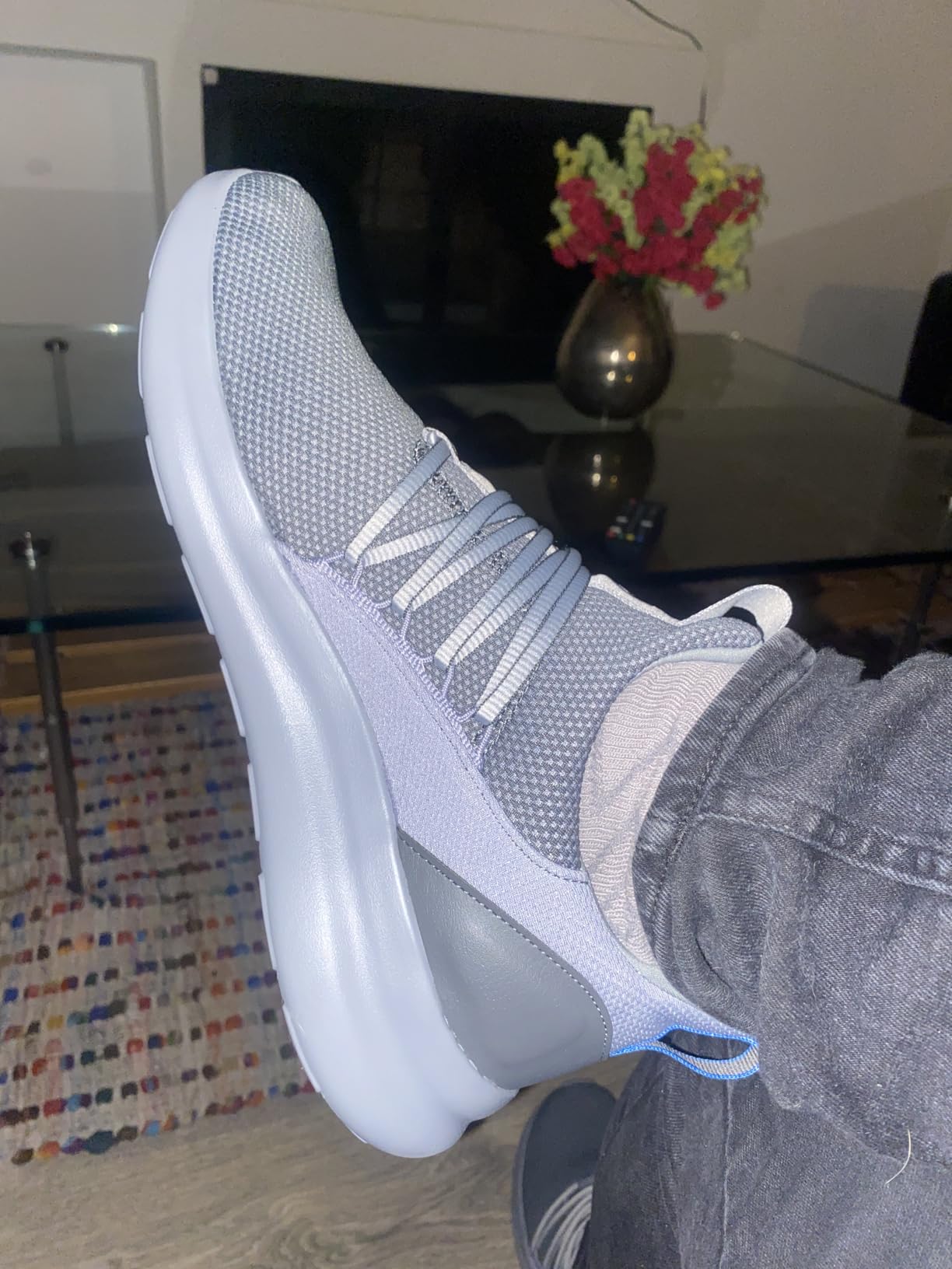 Adidas Lite Racer Adapt 7.0 on foot showing proper fit and sizing
