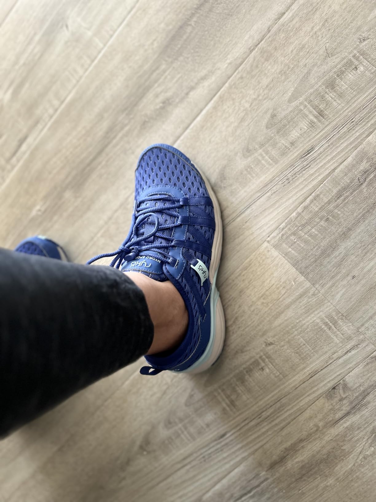 Ryka Hydro Sport comparing marketing claims to real-world performance showing arch support and cushioning
