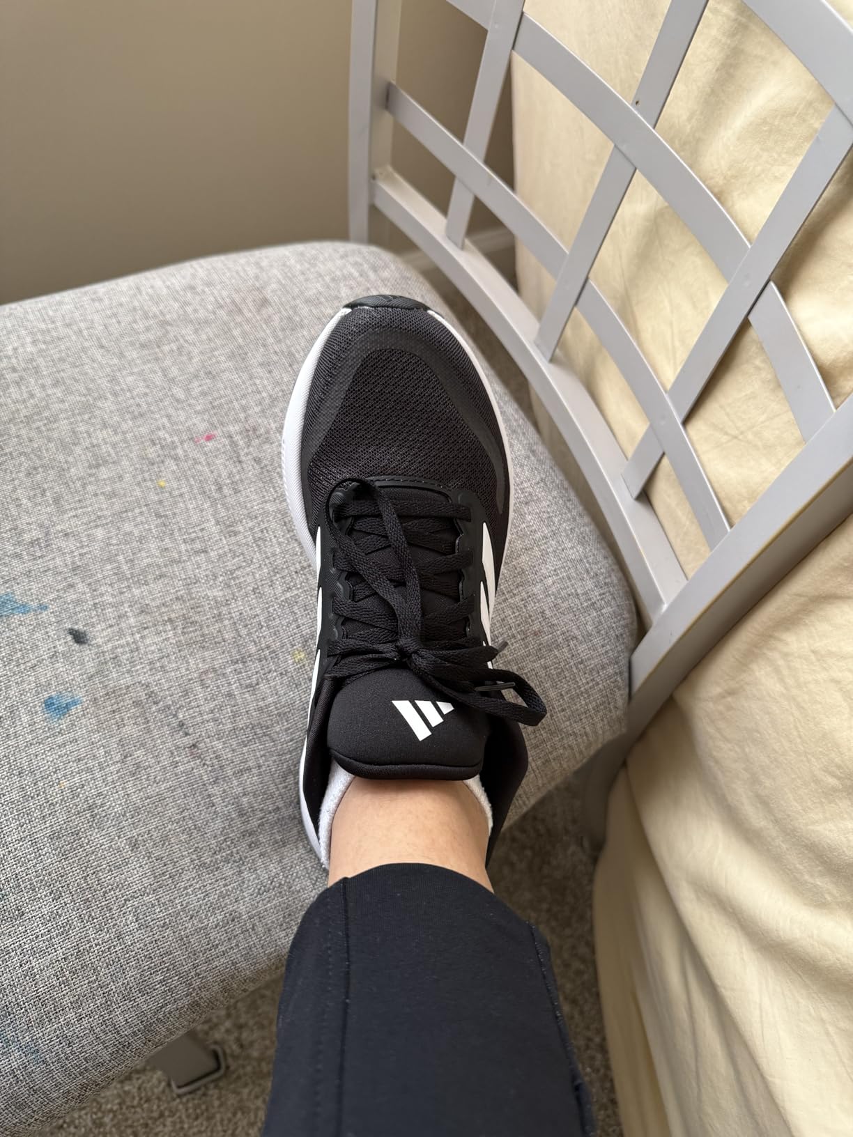 Adidas Run Falcon 5 lifestyle shot showing versatility for different activities and outfits