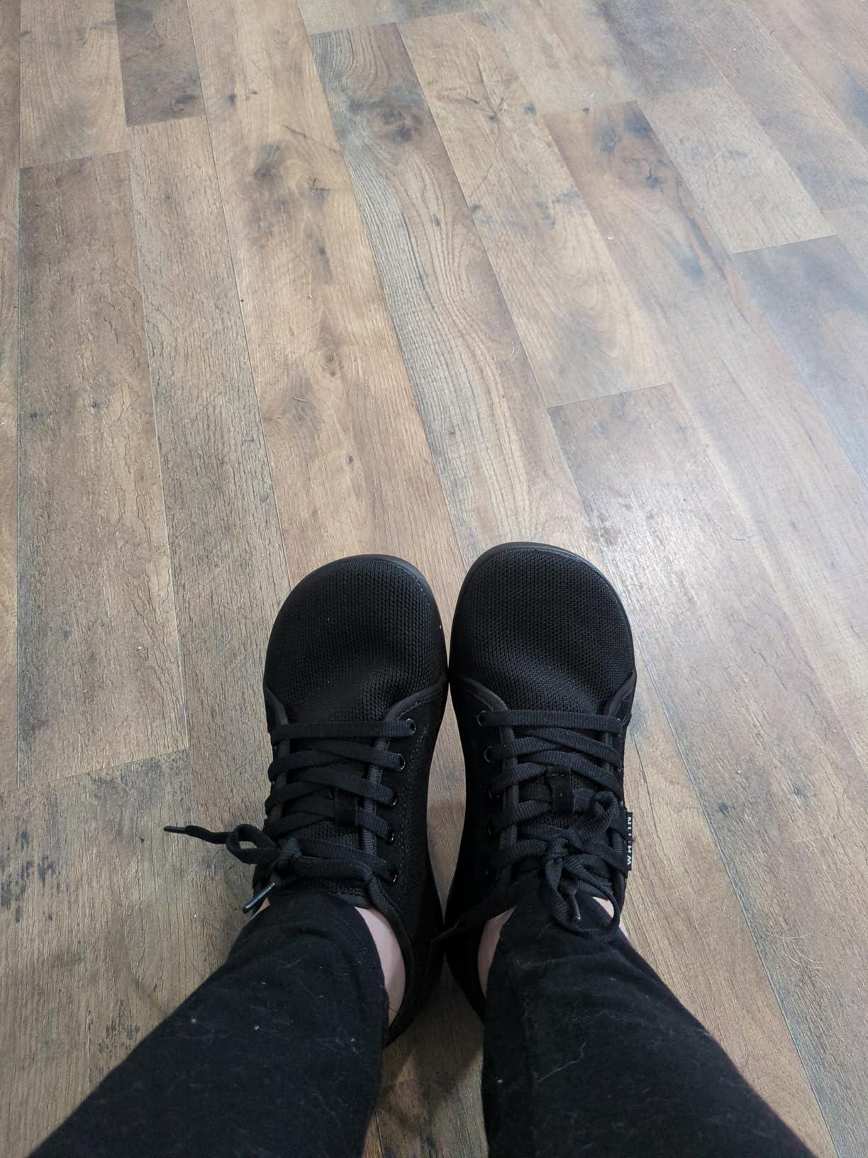WHITIN minimalist shoes being worn outdoors showing practical everyday use and fit