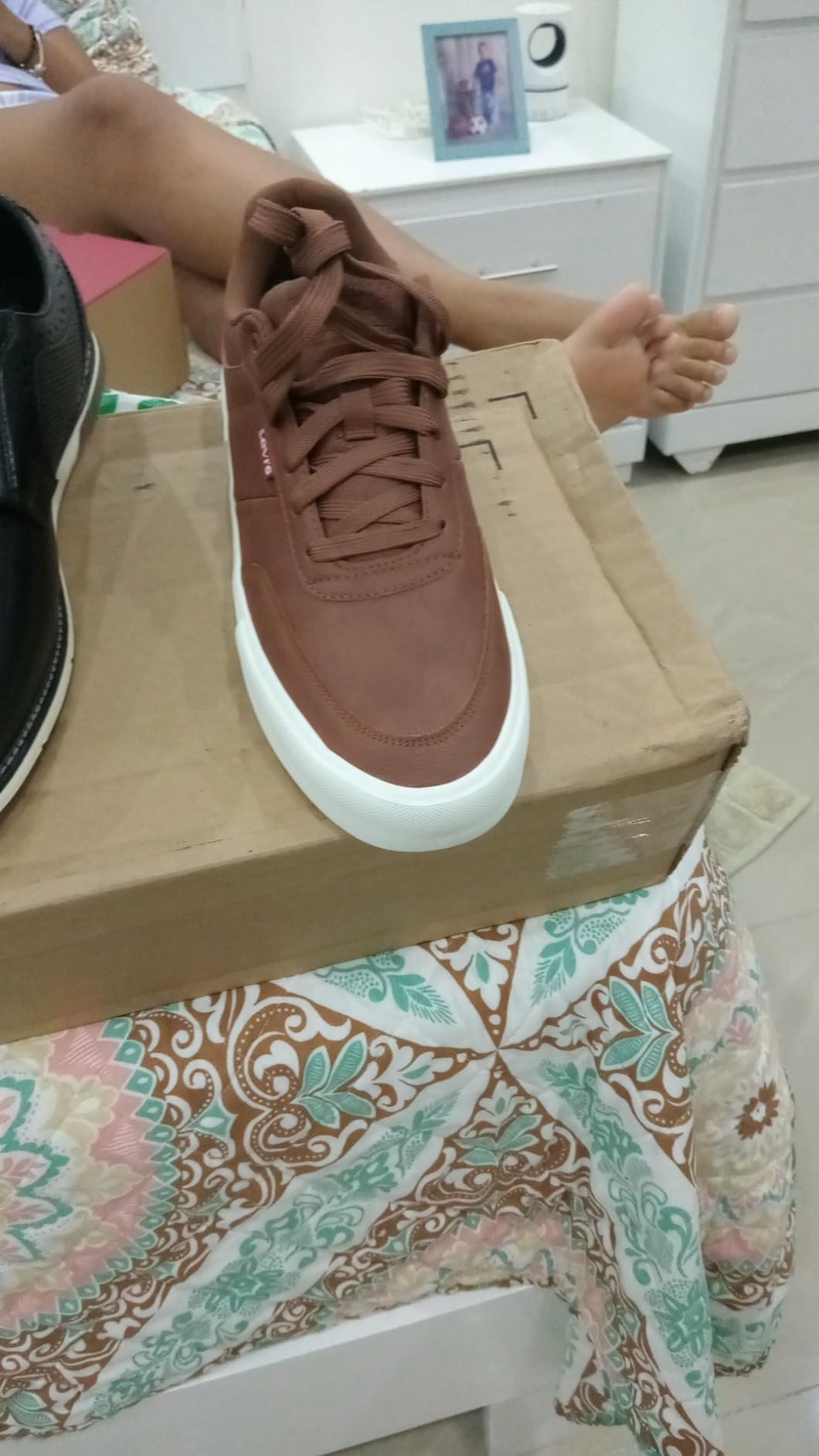 Levi's Munro sneaker after 3 months of wear showing overall condition