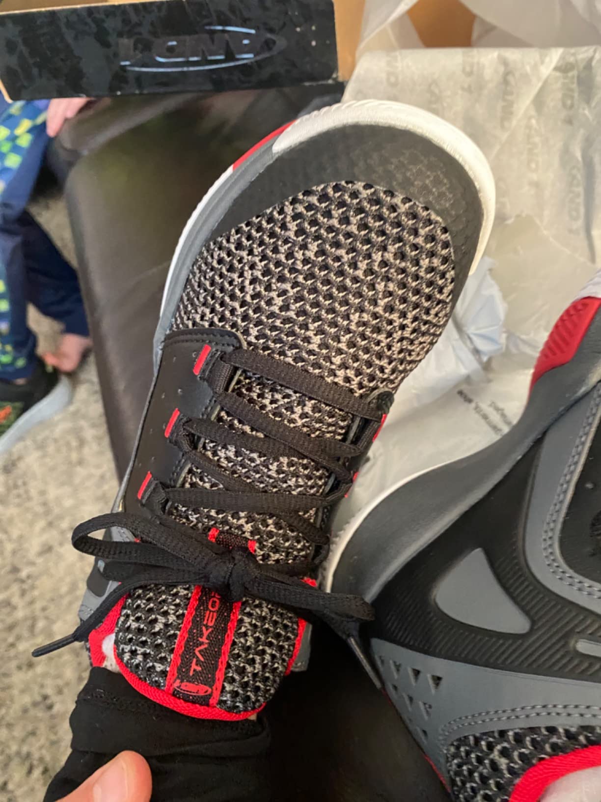 Comparison showing AND1 marketing claims versus real-world basketball shoe performance