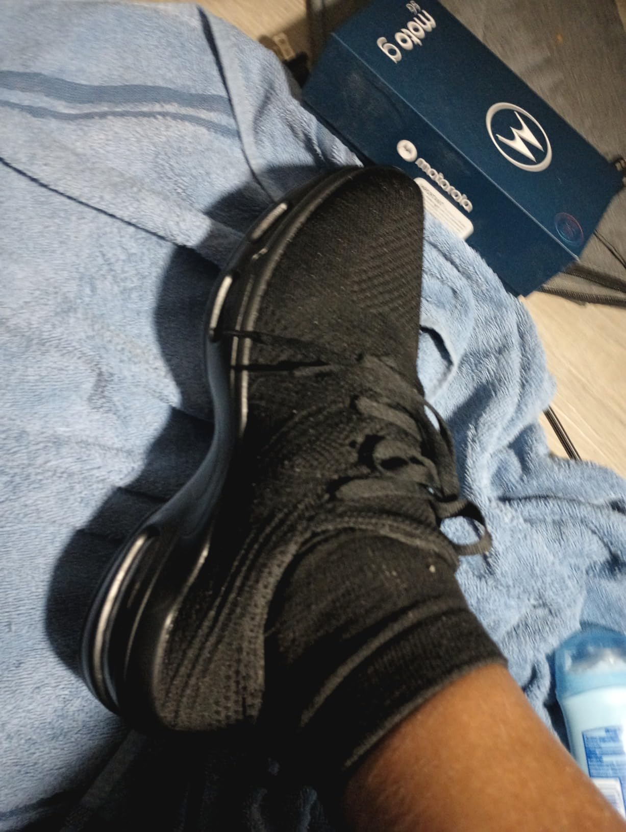 AUPERF women's shoes after 6 weeks of testing showing overall condition and wear