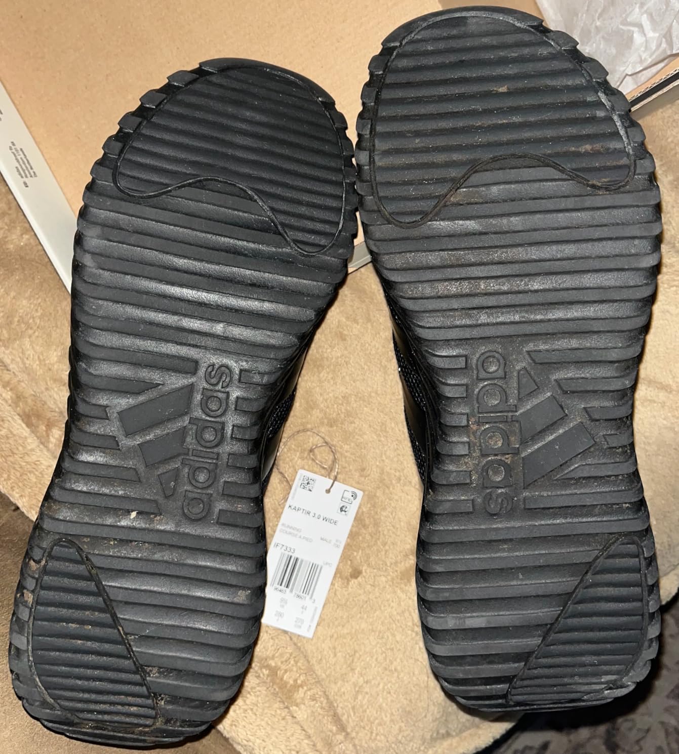 Adidas Kaptir 3.0 performance testing in various conditions showing wear patterns