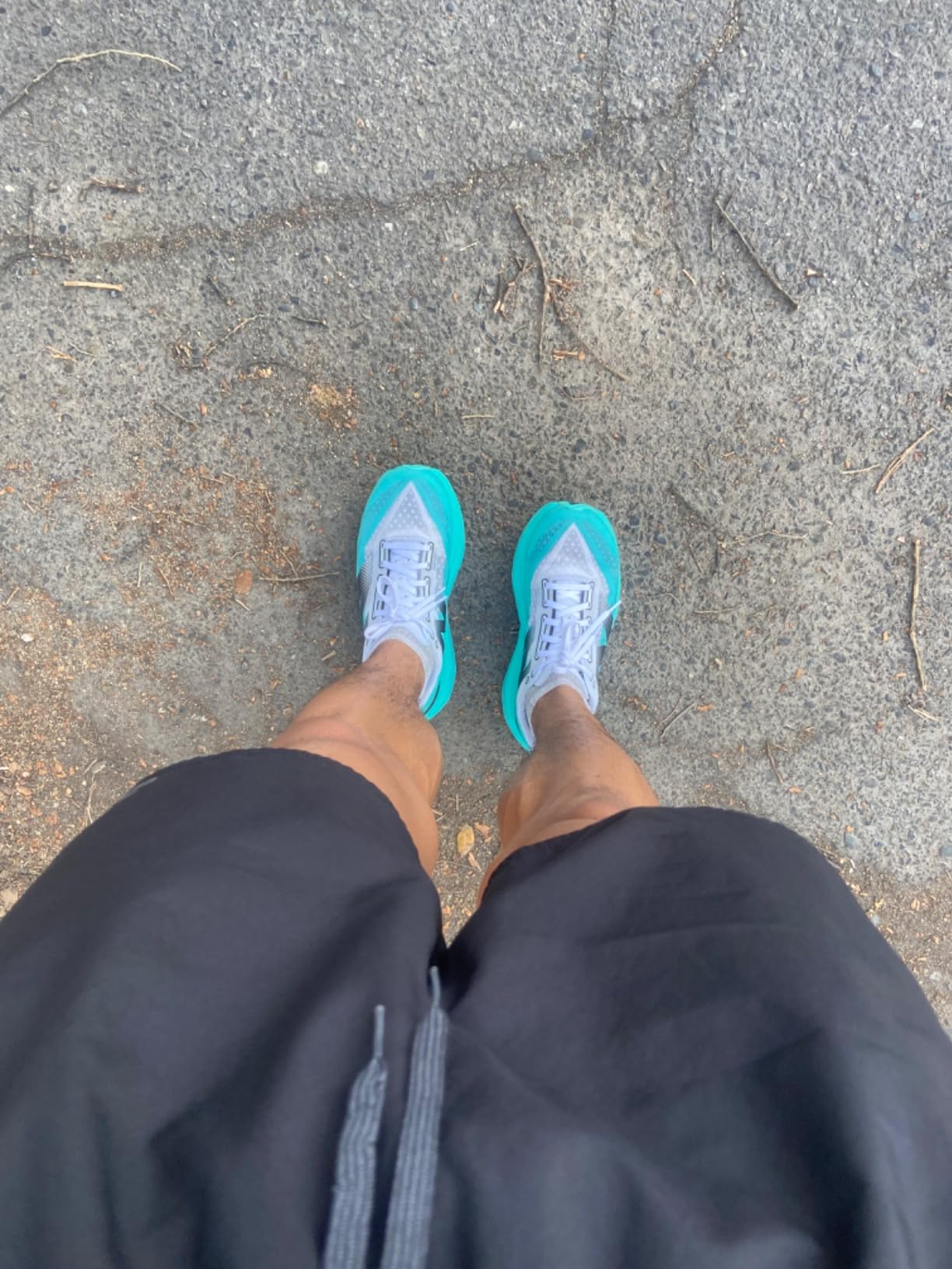 New Balance Rebel V4 in action during road running showing dynamic performance and lightweight design