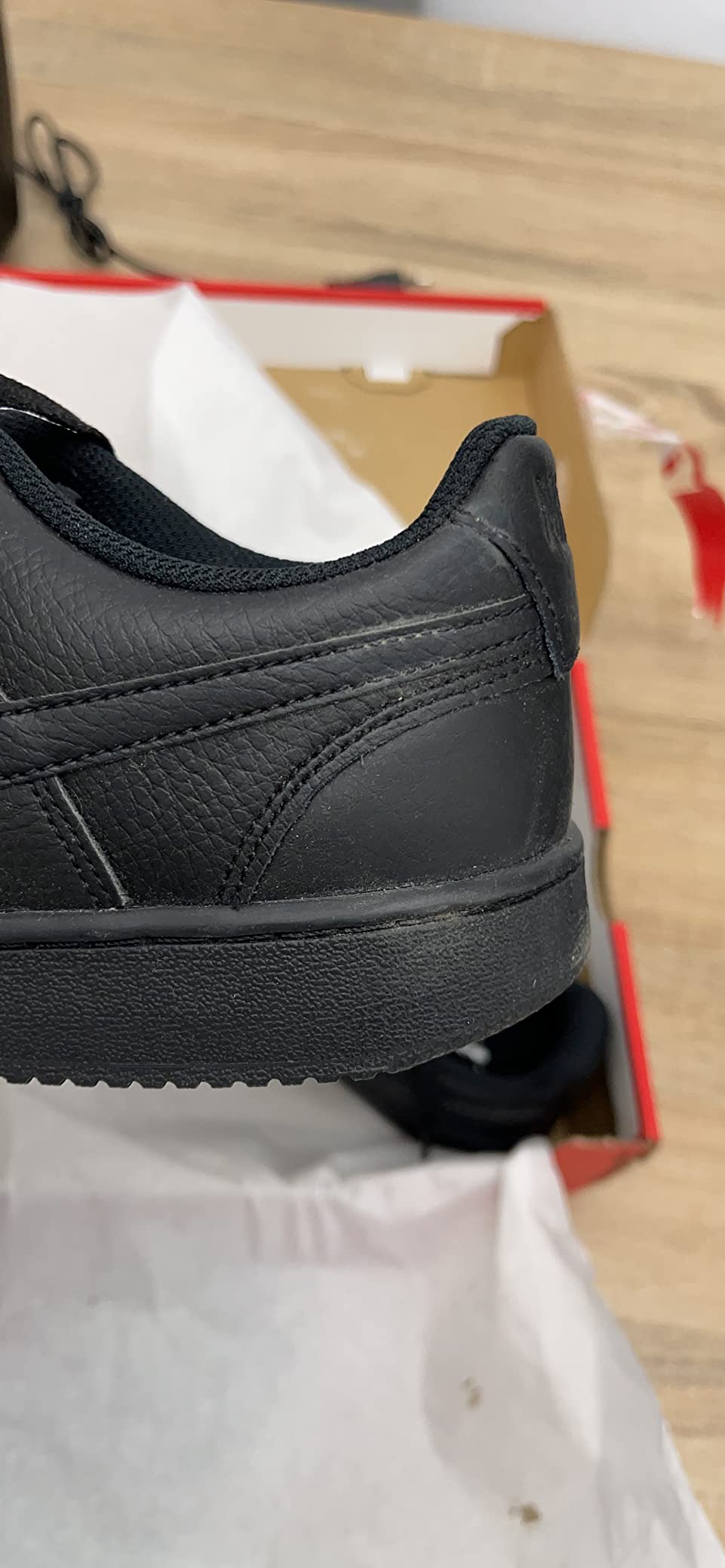 Nike Men's Sneaker final assessment showing overall condition after testing