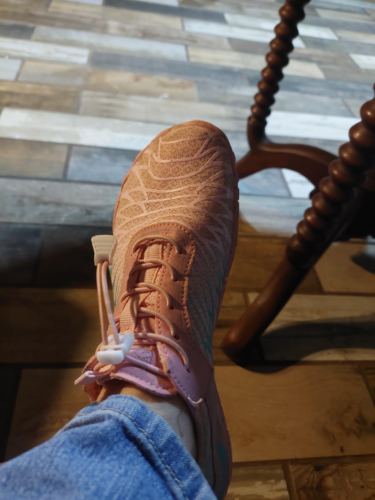 Hike barefoot shoes lifestyle shot showing casual wear versatility and comfortable fit