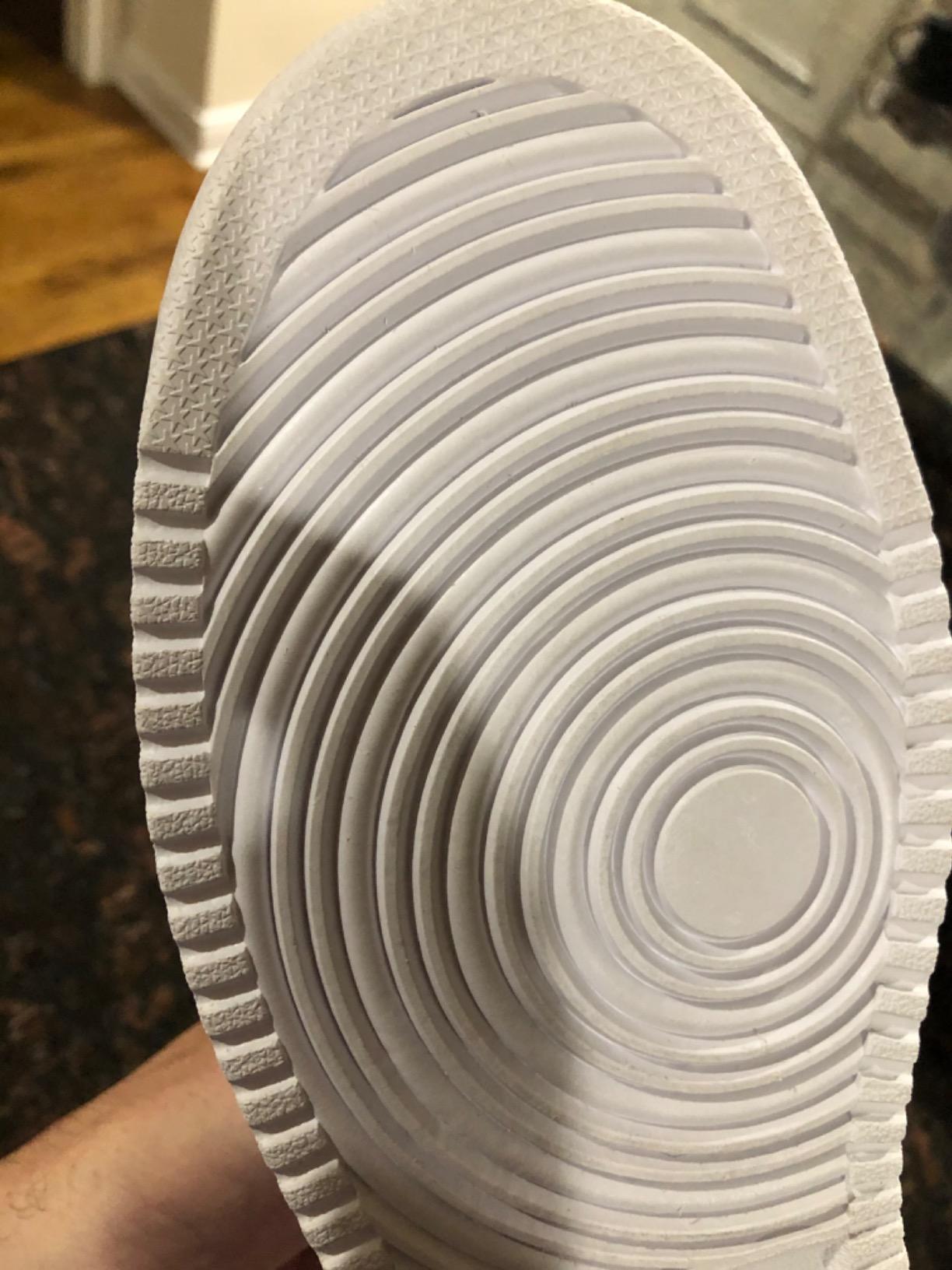 Nike Ebernon Low detail shot showing leather upper construction and quality stitching details
