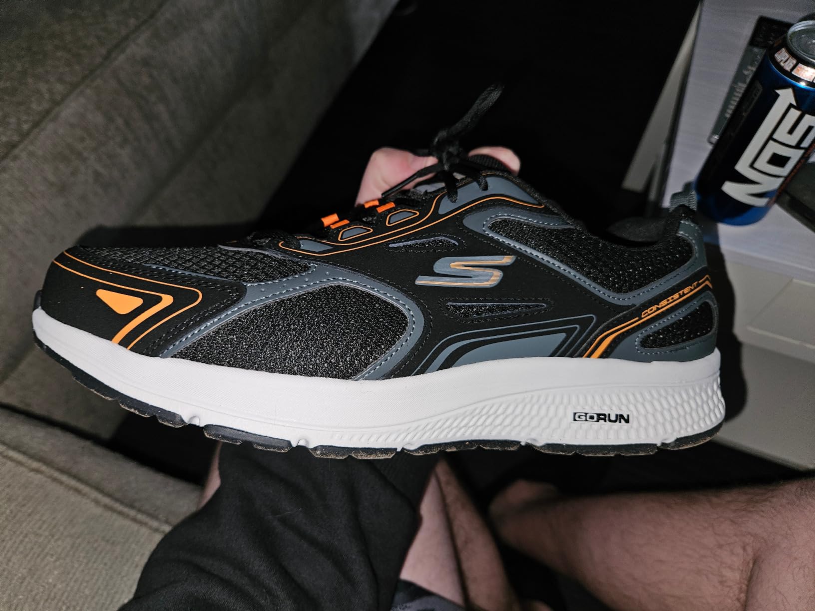 Skechers GoRun Consistent side profile showing mesh upper construction and midsole design