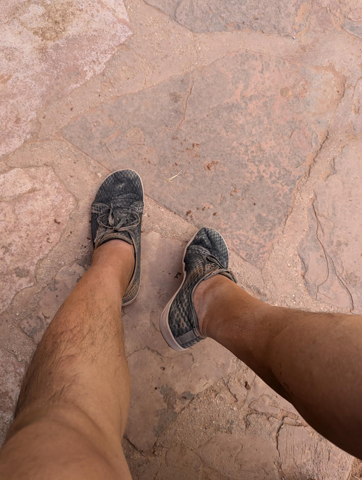 WHITIN water shoes during hiking activity showing versatility for outdoor adventures