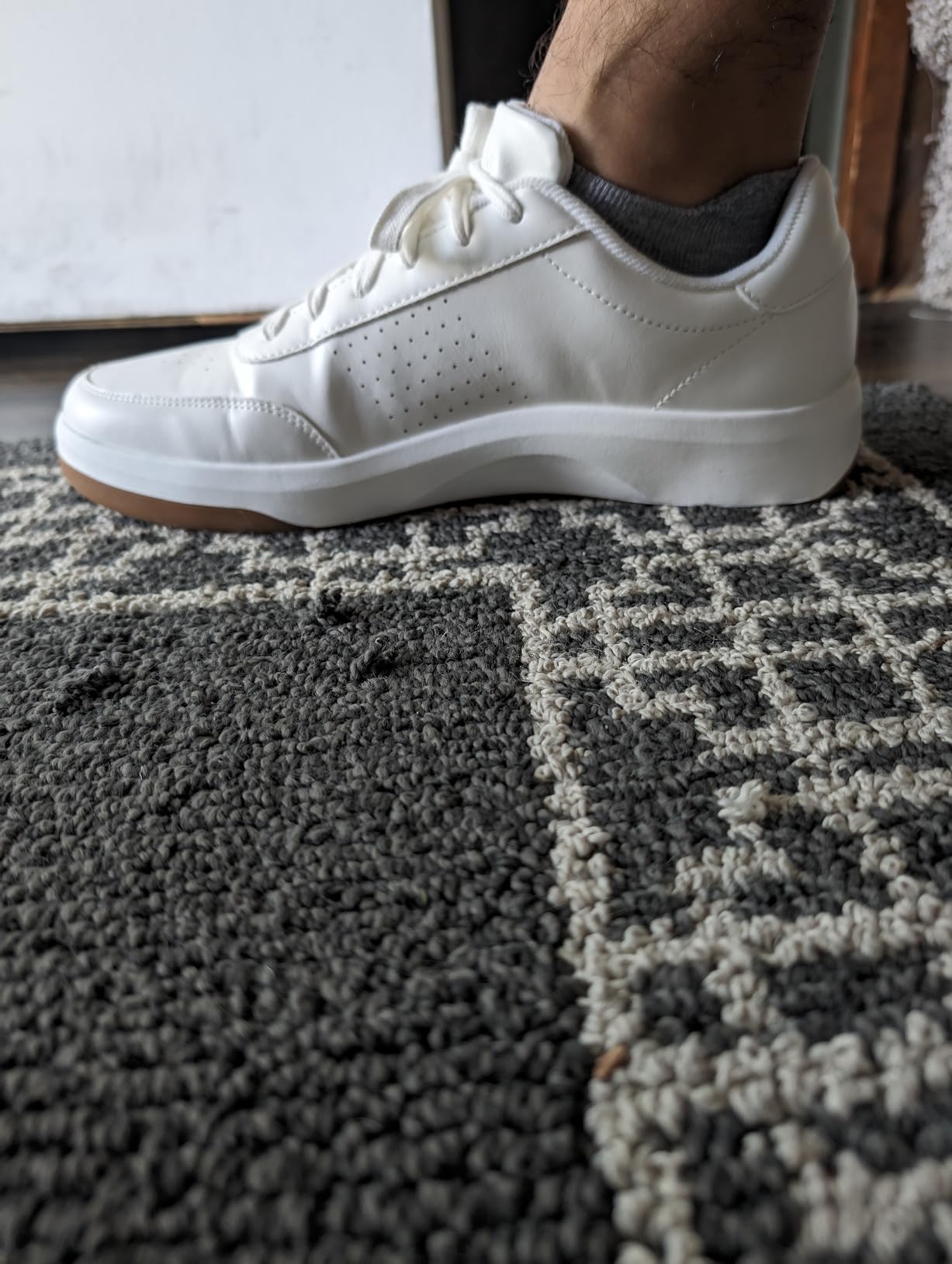 Multiple views of Bruno Marc sneakers showing different angles and color options available
