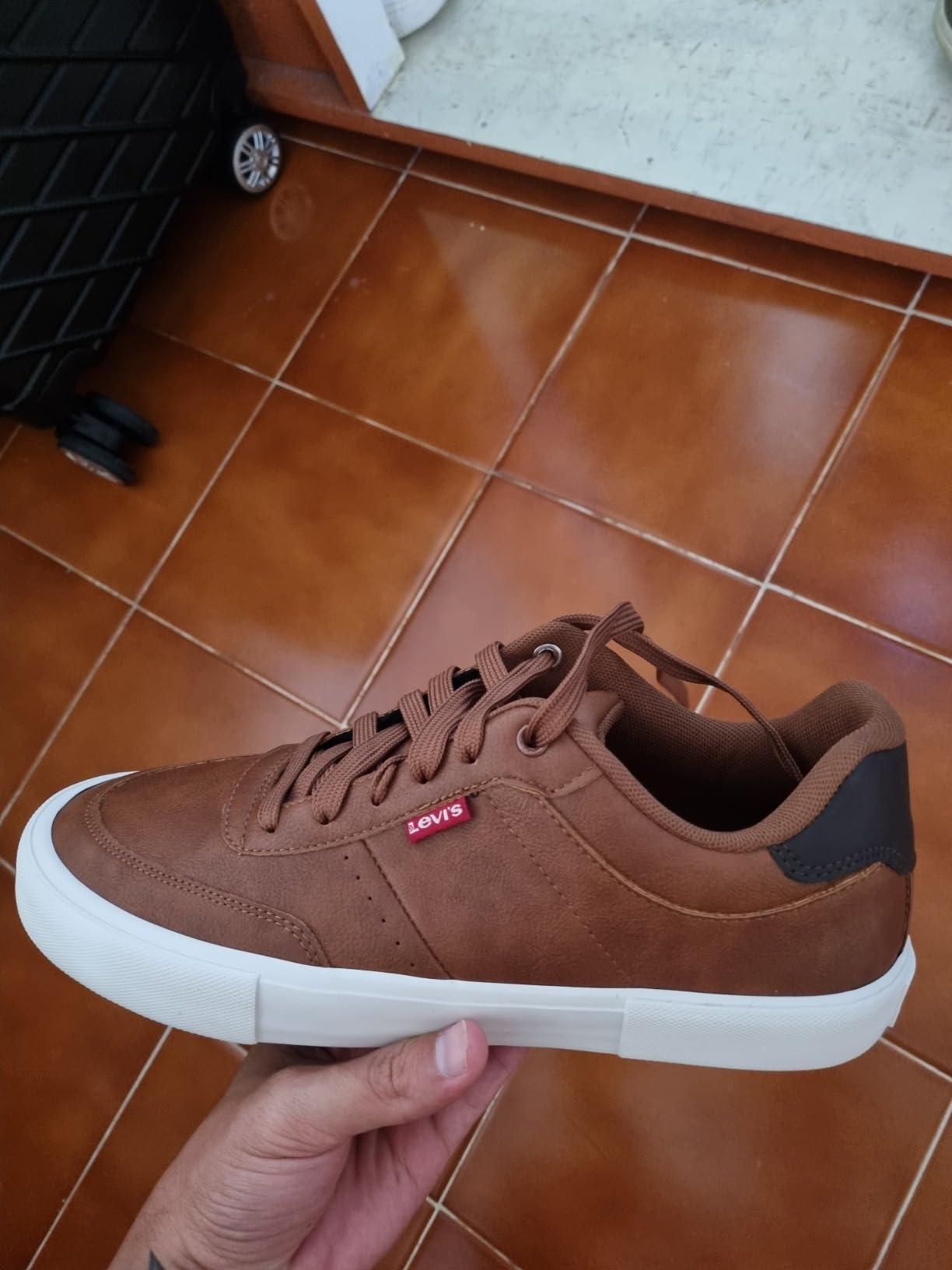 Levi's Munro sneaker showing rubber outsole traction pattern for daily wear
