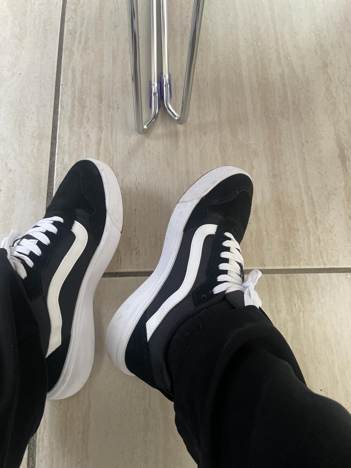 Vans Range EXP lifestyle shot showing versatile outdoor-urban styling